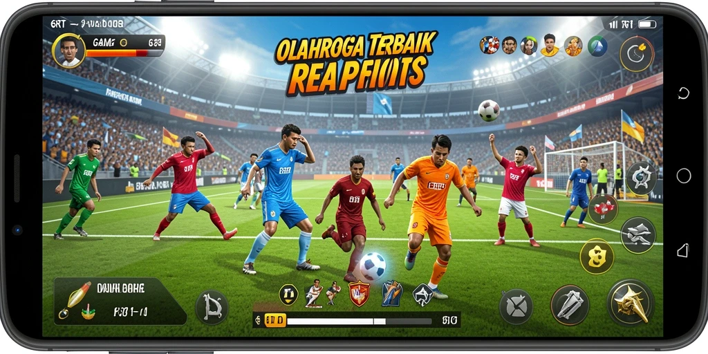 Tampilan screenshot utama 6RT menunjukkan aksi seru dalam gameplay olahraga.