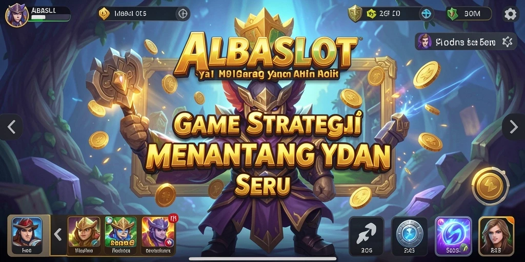 Tampilan gameplay <strong>ALBASLOT</strong> yang penuh strategi dan tantangan.