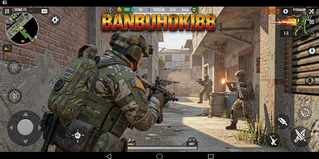 Gameplay menembak yang mendebarkan dan grafis yang memukau.