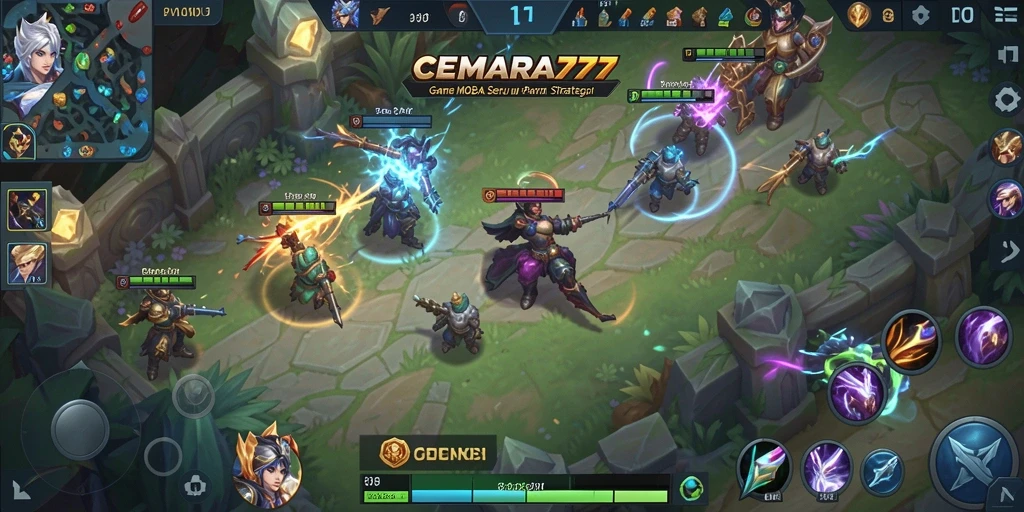 Gameplay seru dari CEMARA777 dalam aksi MOBA.