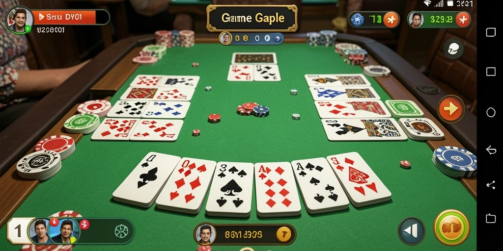 Tampilan gameplay seru dari game Gaple DY01.