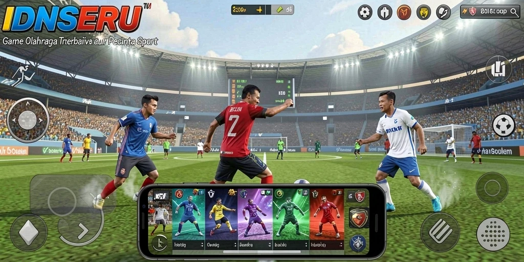 Tangkapan layar utama menampilkan gameplay seru dari IDNSERU.