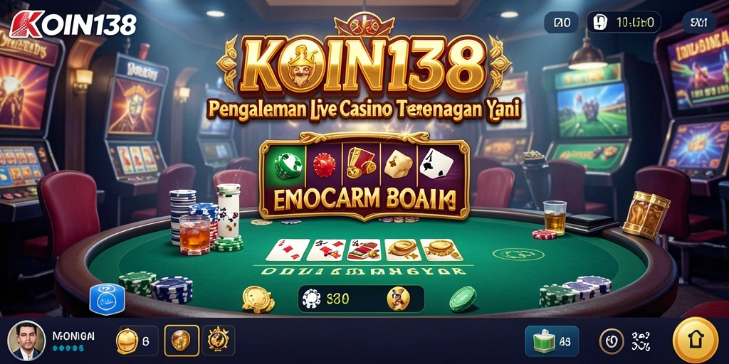 Tampilan gameplay Live Casino yang mengesankan di KOIN138.