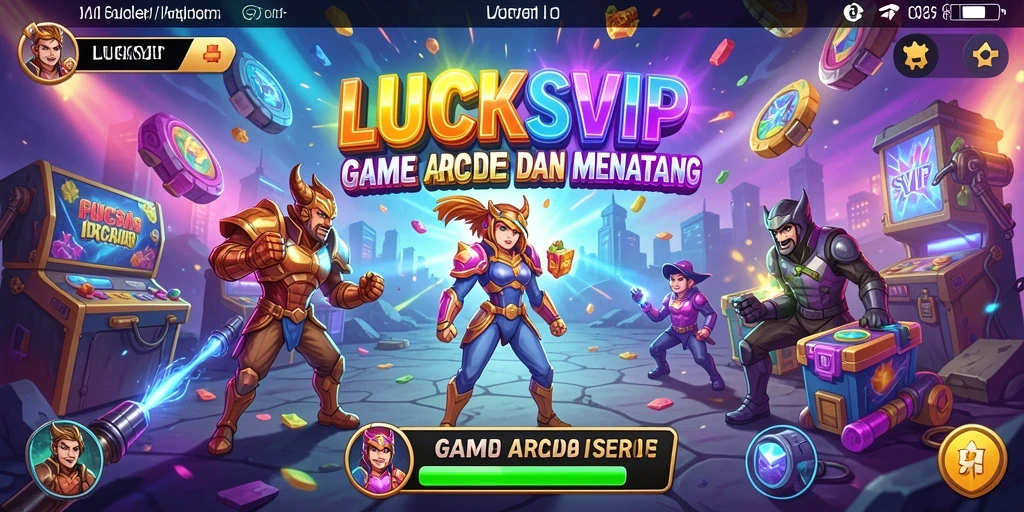 Tampilan gameplay seru di LUCKSVIP dengan beragam tantangan.