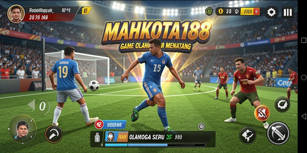Tampilan gameplay seru dalam MAHKOTA188 dengan berbagai jenis olahraga.