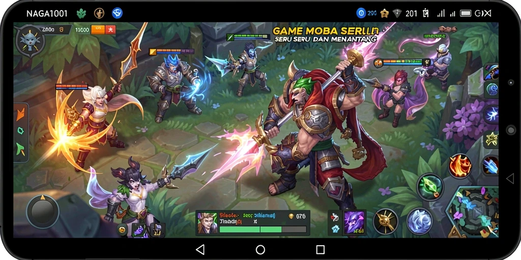 Tampilan menarik dan gameplay seru di NAGA1001.