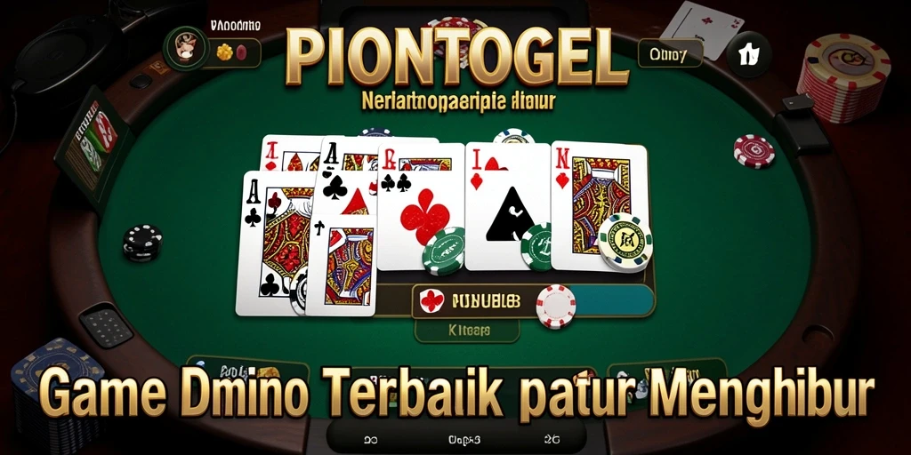 Screenshot gameplay PIONTOGEL yang menampilkan serunya permainan Domino.
